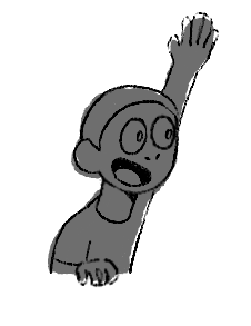 Finn waving to Noah